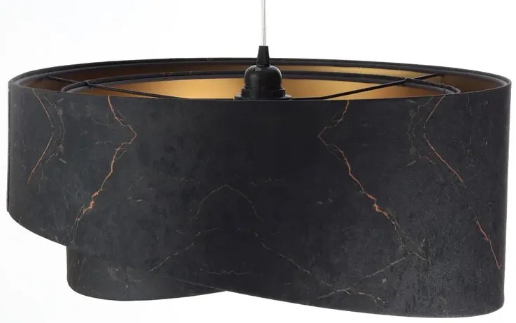 Czarno-złota lampa wisząca glamour F9-W13