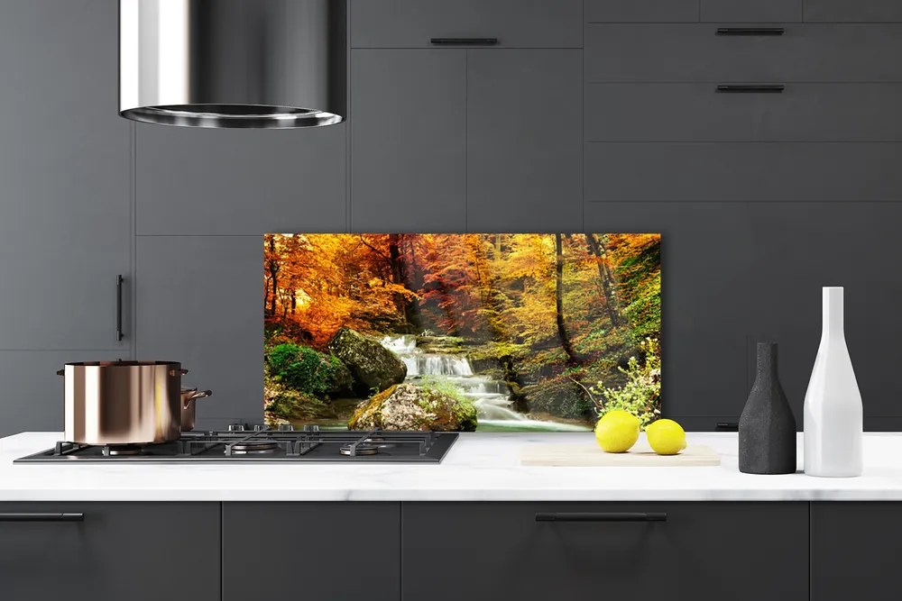 Panel Kuchenny Wodospad W Sercu Lasu