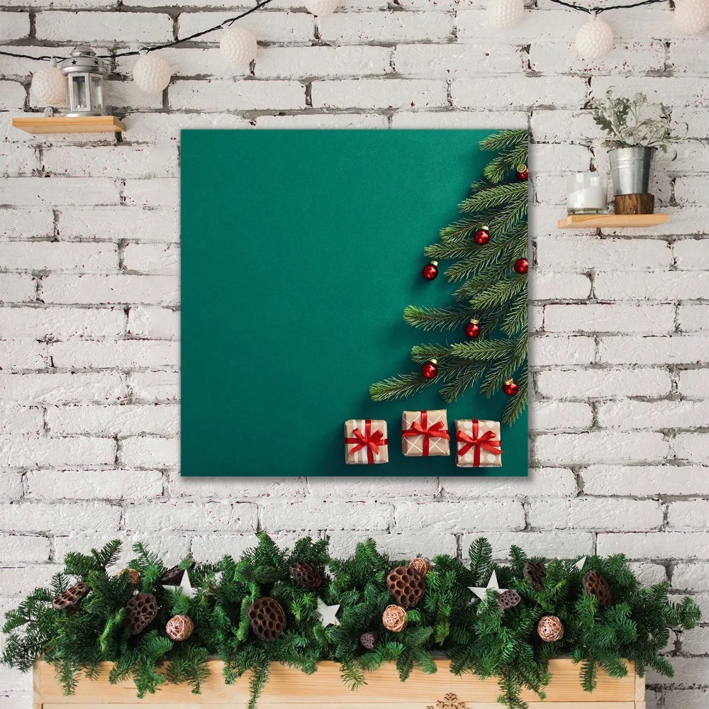 Obraz Canvas Prezenty Choinka Święta Zima