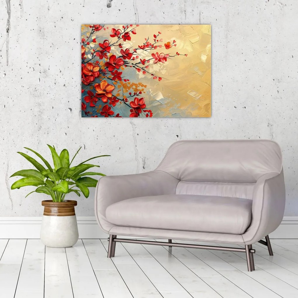 Obraz - Kwitnące drzewo (70x50 cm)
