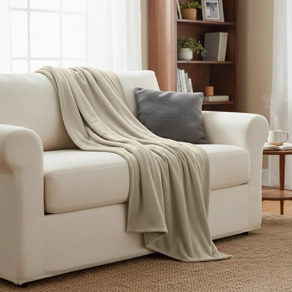 Koc pluszowy 180 x 220 cm