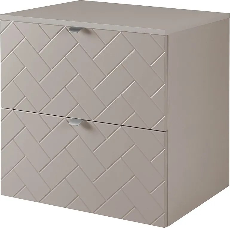 Meble łazienkowe, Kaszmir, 60 x 57 x 46 cm, uchwyty srebrne