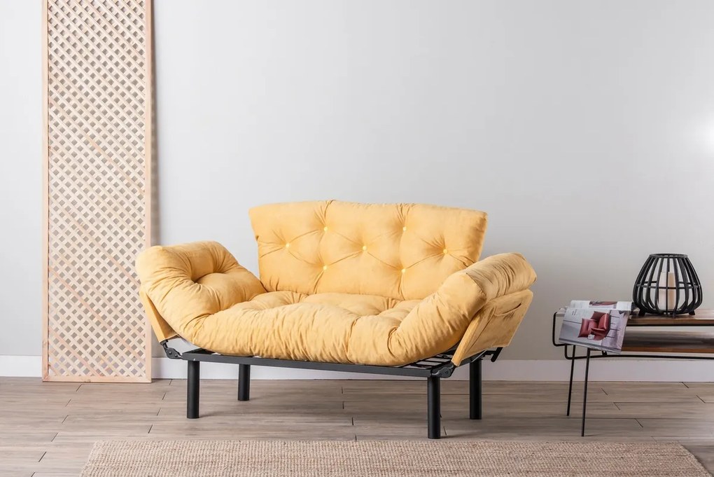 Sofa rozkładana Nitta Mustard