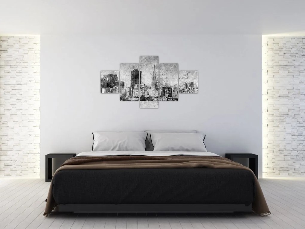 Obraz - Miasto sztuki kawowej (125x70 cm)