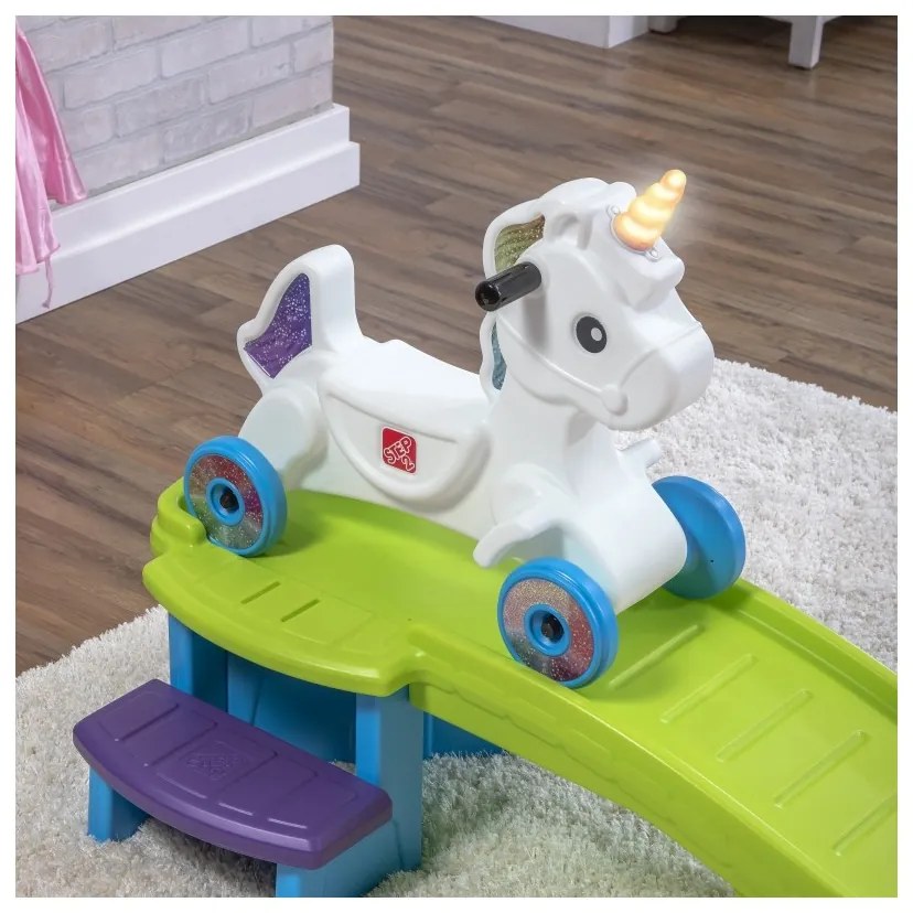 Step2 kolejka górska tor jeździk jednorożec unicorn