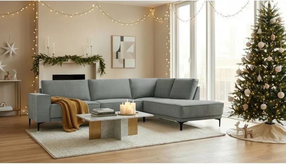 Ciemnoszary narożnik (prawostronny) Copenhagen – Scandic