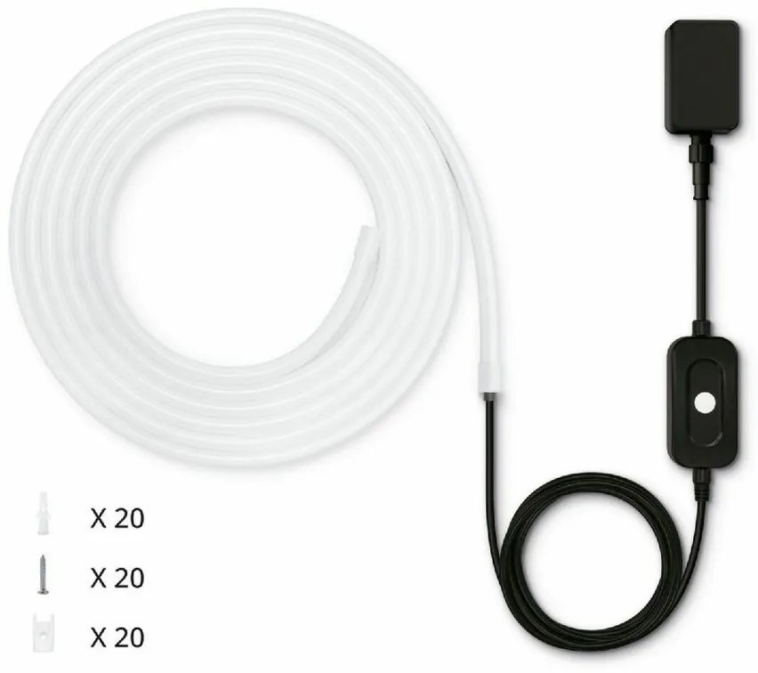 WiZ 8720169074859 zewnętrzna taśma LED, biały 1x 24 W 630 lm 2700-5000 K + RGB IP65