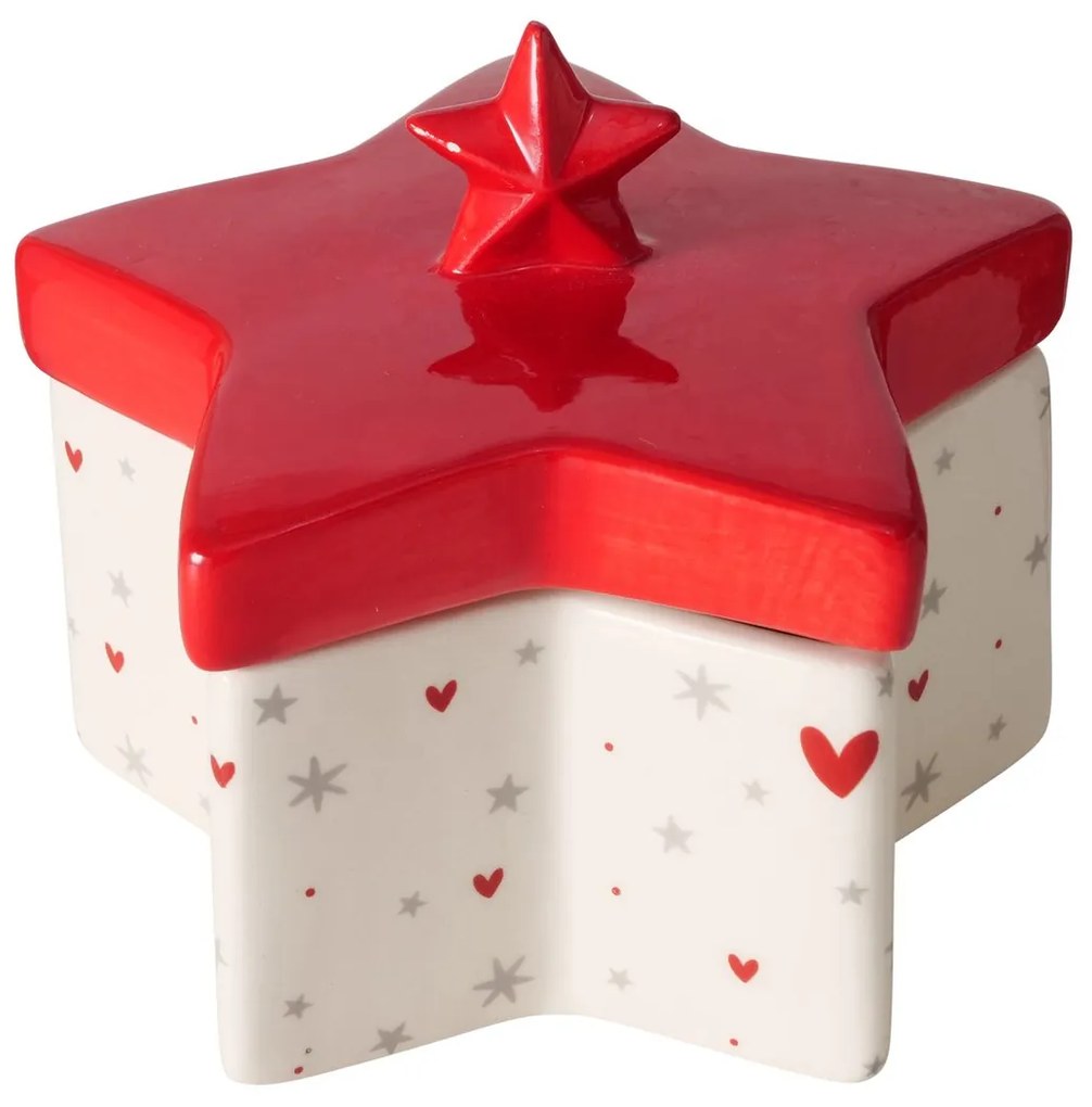 Ceramiczna szkatułka ANELLA w kształcie gwiazdy