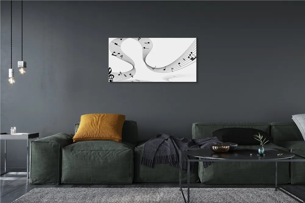 Fotoobraz na płótnie Symbol Muzycznej Harmonii