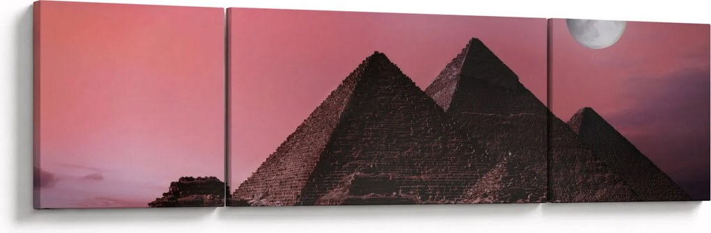Obraz - Piramidy w Gizie, Egipt (170x50 cm)