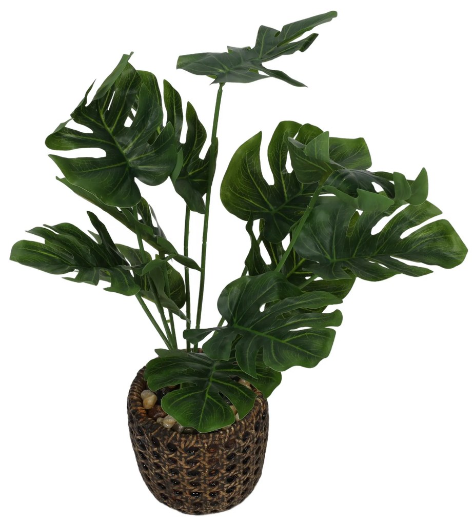 Sztuczna roślina MONSTERA, 37 cm