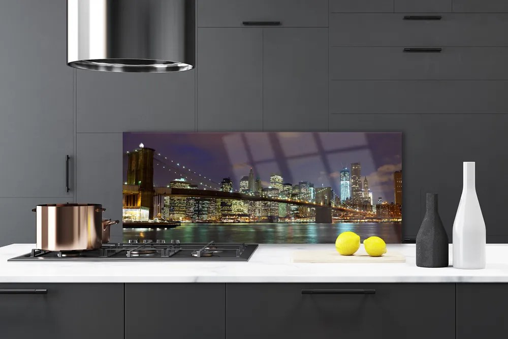 Panel nad blat kuchenny Most Wiszący nad Rzeką