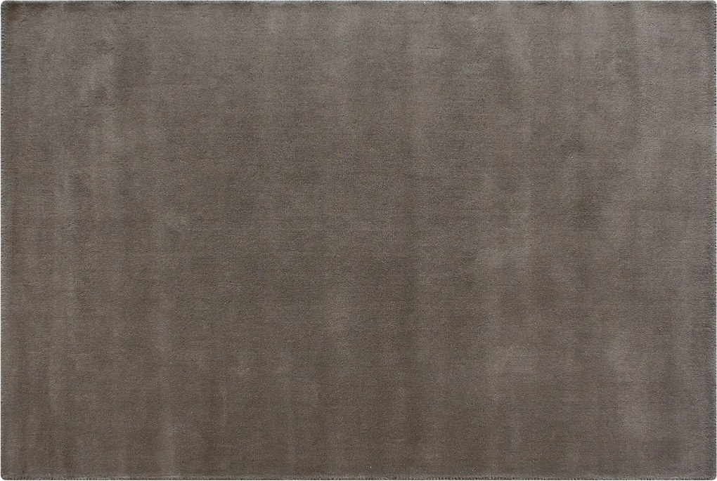 Dywan 100% wełna tkany ręcznie - 160 x 230 - Taupe - 1800g/m² - SELINA