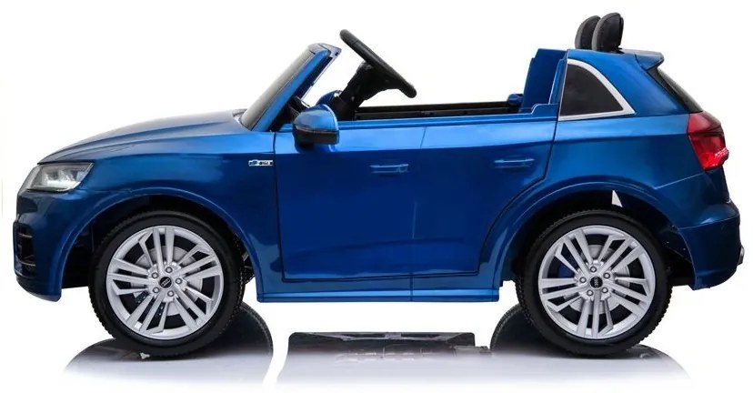 Pojazd na akumulator nowe audi q5 2-osobowe niebieskie lakierowane