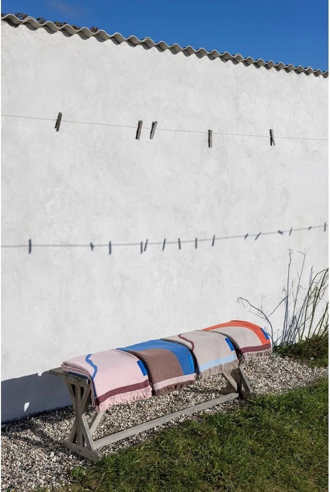 Beżowy koc 130x175 cm Studio – Mette Ditmer Denmark