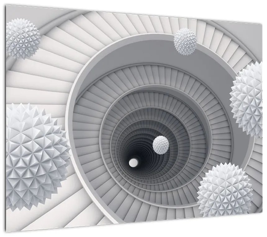 Obraz abstrakcji 3D (70x50 cm)