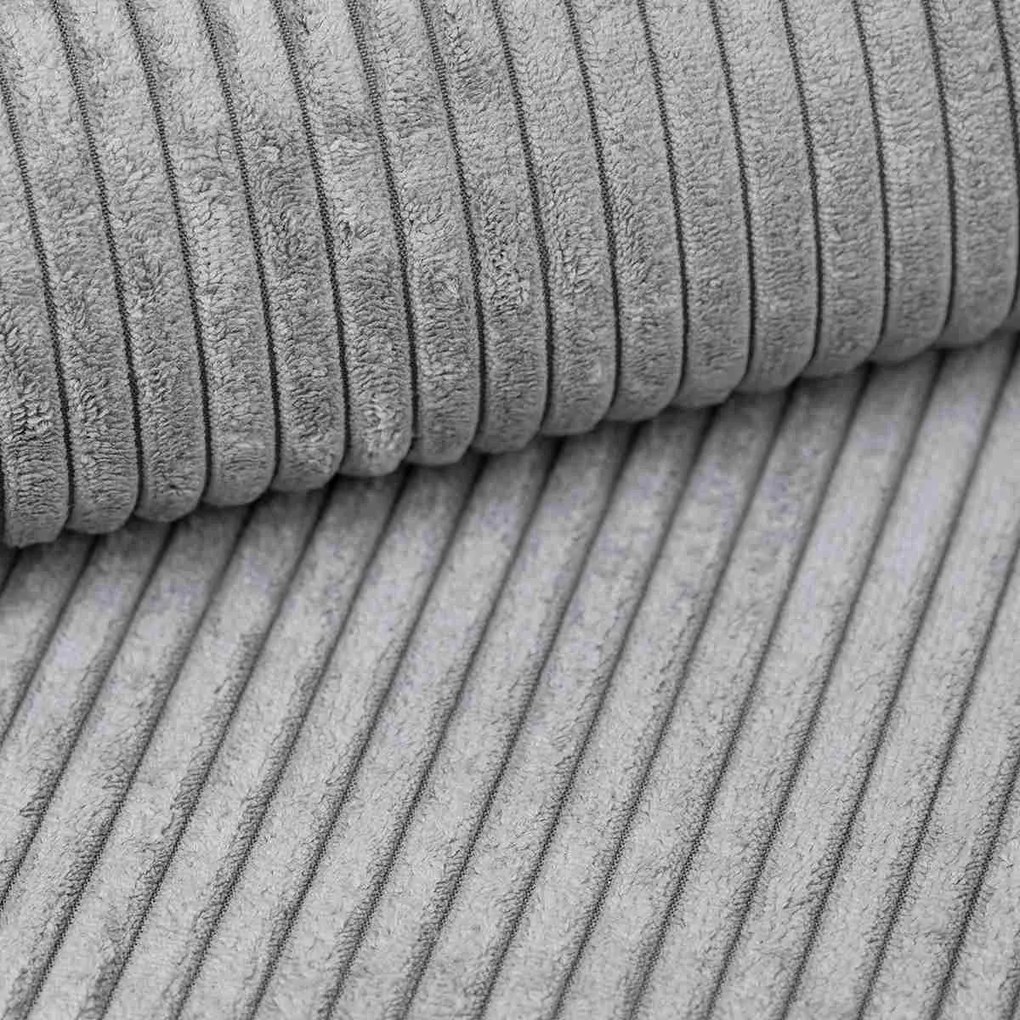 Rozkładana narożna sofa SMART COSARO jasno-szara, dwustronna + 2 poduszki GRATIS