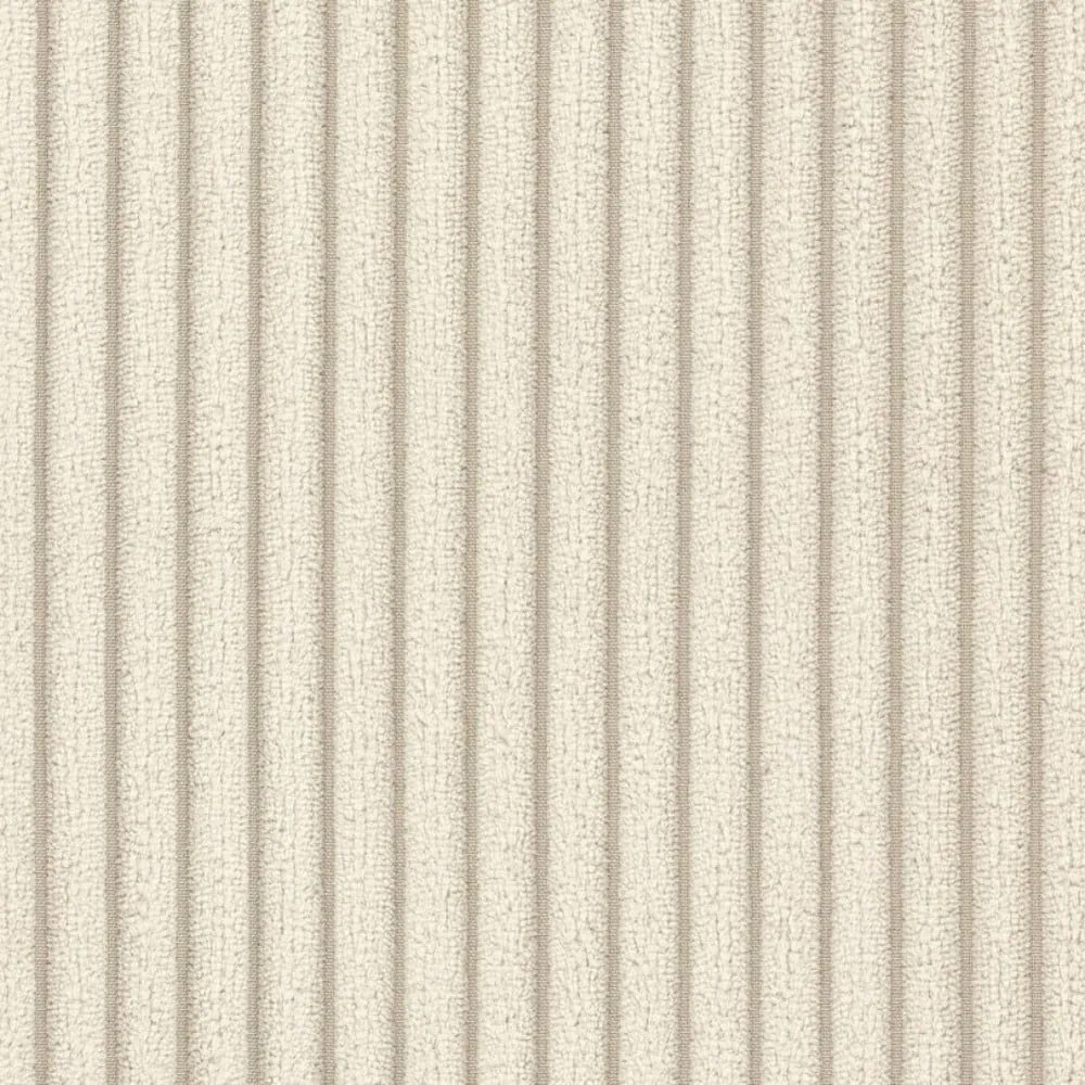 Kremowa sztruksowa rozkładana sofa 310 cm Vanessa – Ropez