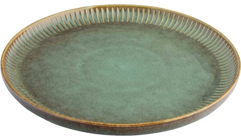 Altom Porcelanowy płytki talerz Reactive Sage, 26cm