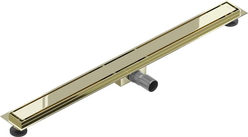Mexen Flat M13 odpływ liniowy 2w1 90 cm, złoty - 1510090-15