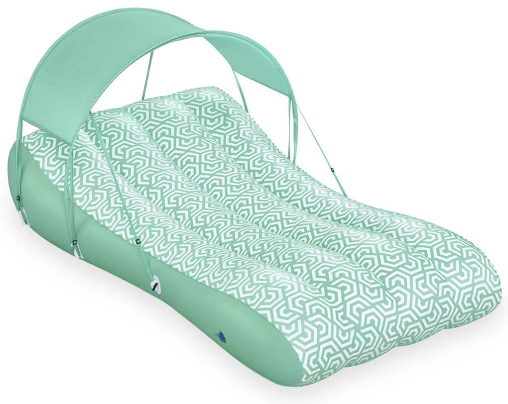 Materac dmuchany jednoosobowy z daszkiem Comfy Chill™ 178 x 102 cm BESTWAY