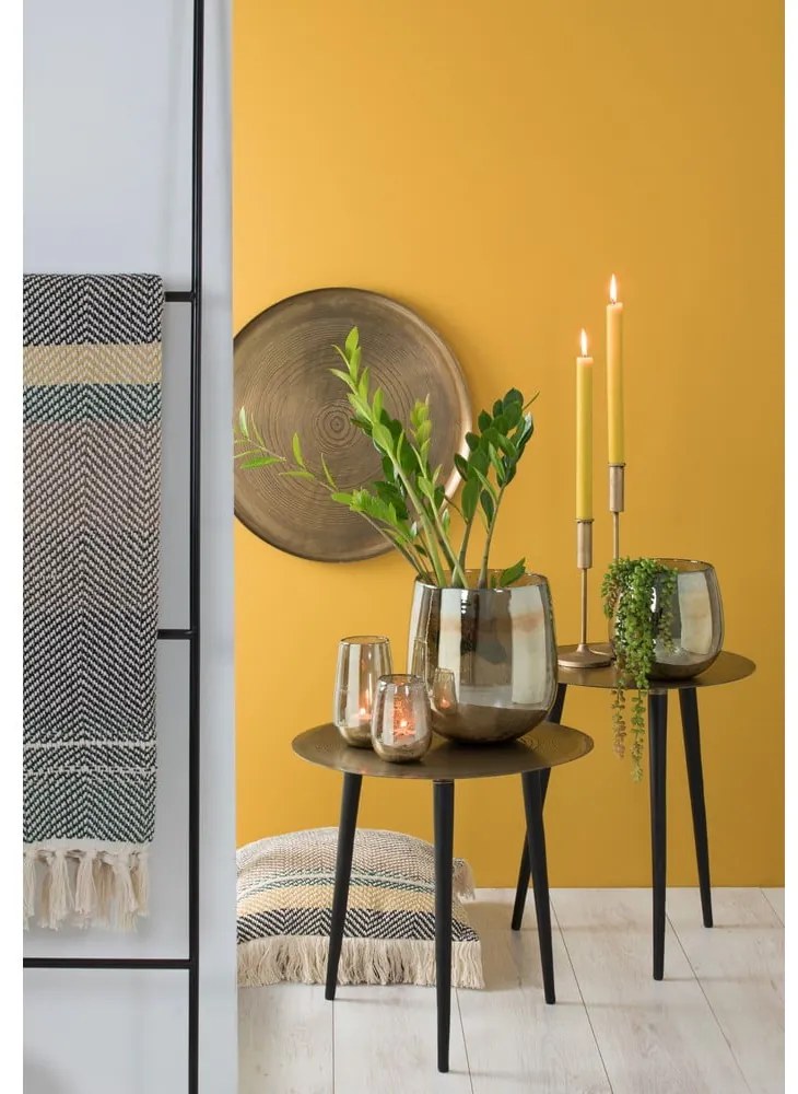 Czarna metalowa drabinka dekoracyjna Siem – Light &amp; Living