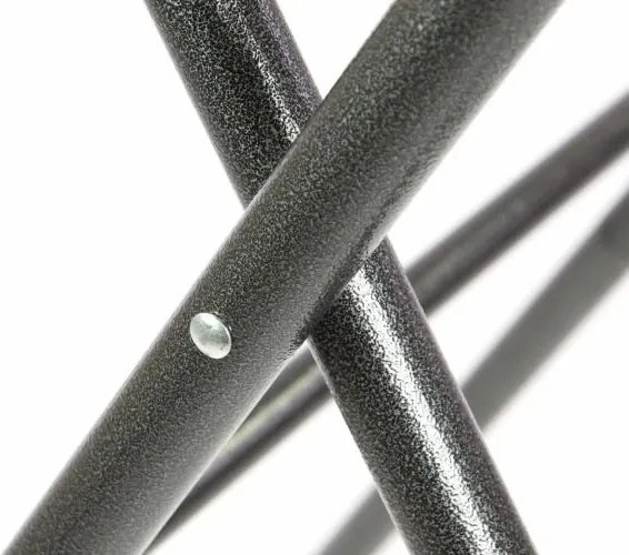 Składany, okrągły stół barowy, biały.