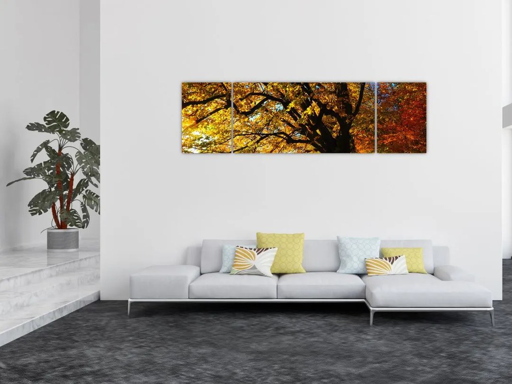 Obraz jesiennego drzewa (170x50 cm)