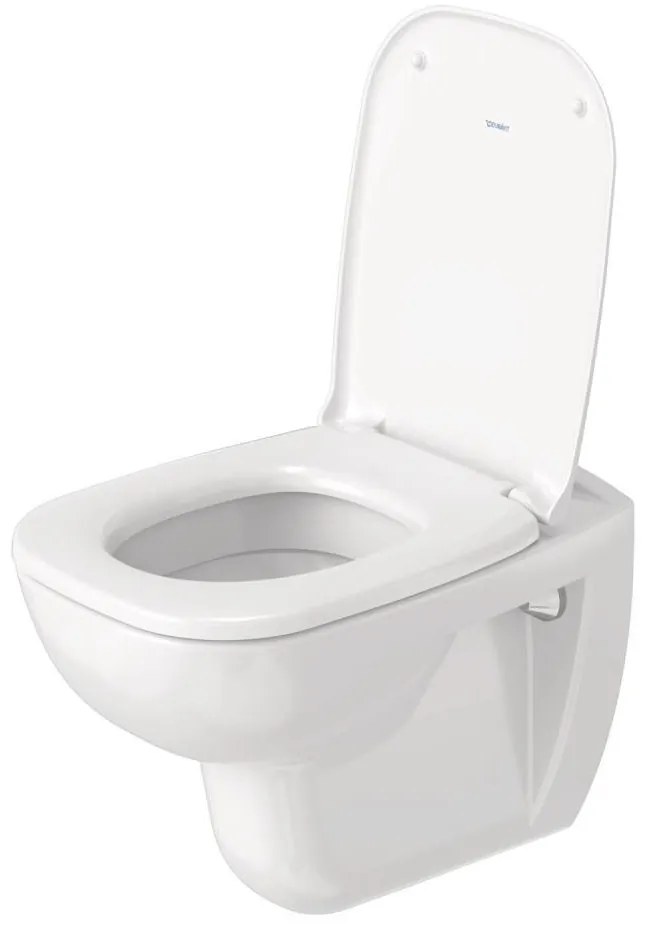 Duravit 45350900A1 - Wisząca miska WC z deską sedesową D-CODE, ceramika/połysk biały