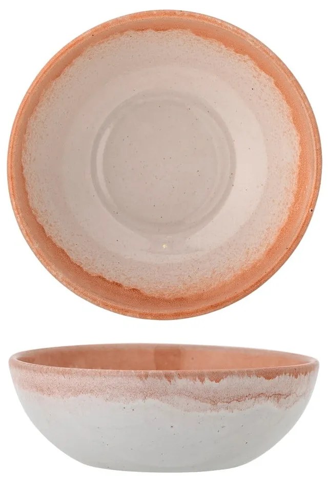 Pomarańczowa kamionkowa miska 525 ml Paula – Bloomingville