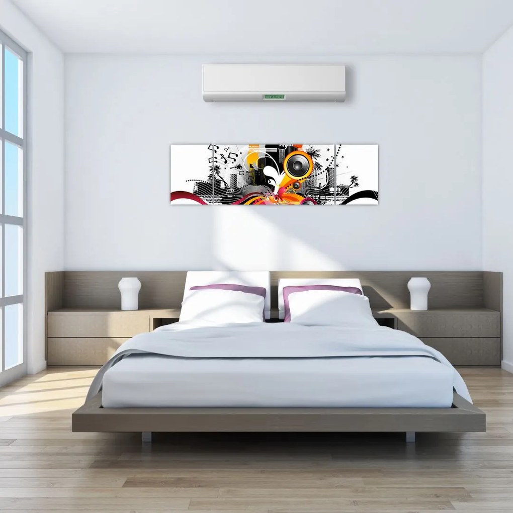Obraz - Muzyka (170x50 cm)