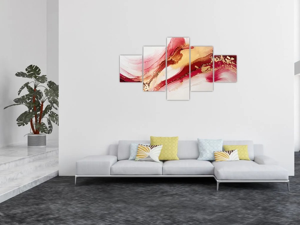 Obraz - Abstrakcja (125x70 cm)