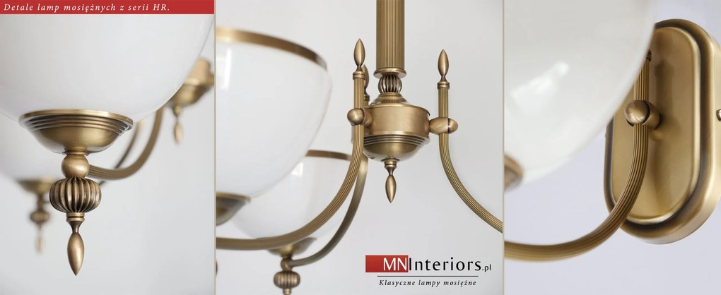 Lampa mosiężna HR-PL1GD