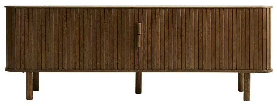 Brązowa szafka pod TV w dekorze dębu 56x160 cm Cavo – Unique Furniture