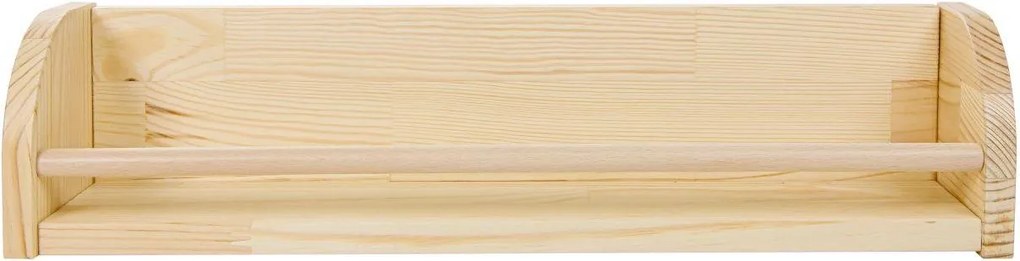 Drewniana półka wisząca do pokoju dziecka Basic Pine