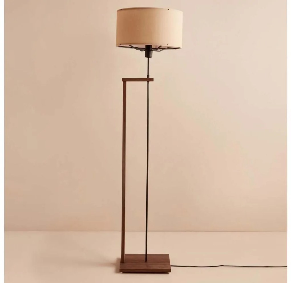 Lampa stojąca AYD 1xE27/40W/230V brązowa