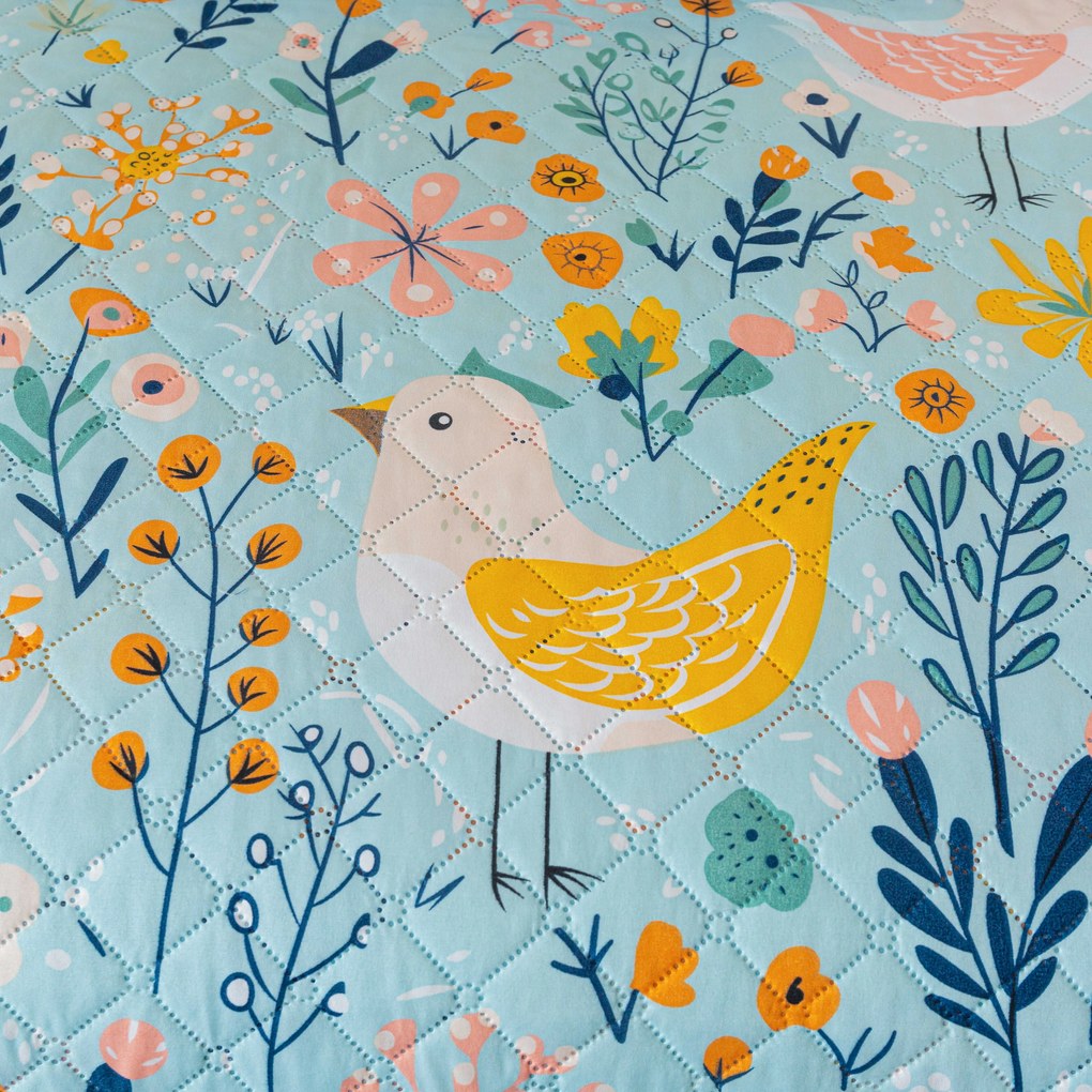 Narzuta na łóżko SPRING TWEET, kolorowy Rozmiar: 170 x 210 cm