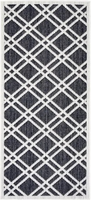 DYWAN ZEWNĘTRZNY DANI BLACK 80x180 CM TARASOWY BALKONOWY OGRODOWY
