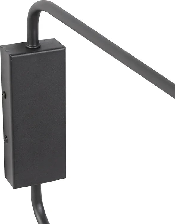 Inteligentna lampa ścienna czarna 2-punktowa regulowana w tym Wifi A60 - Lune