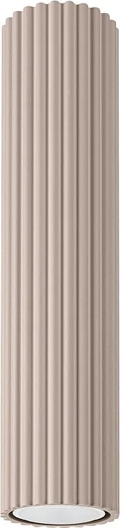 Lampa Sufitowa Minimalistyczny Karbon, Aluminium - 1 Źródło - L.6.5 X H.30 Cm - Taupe