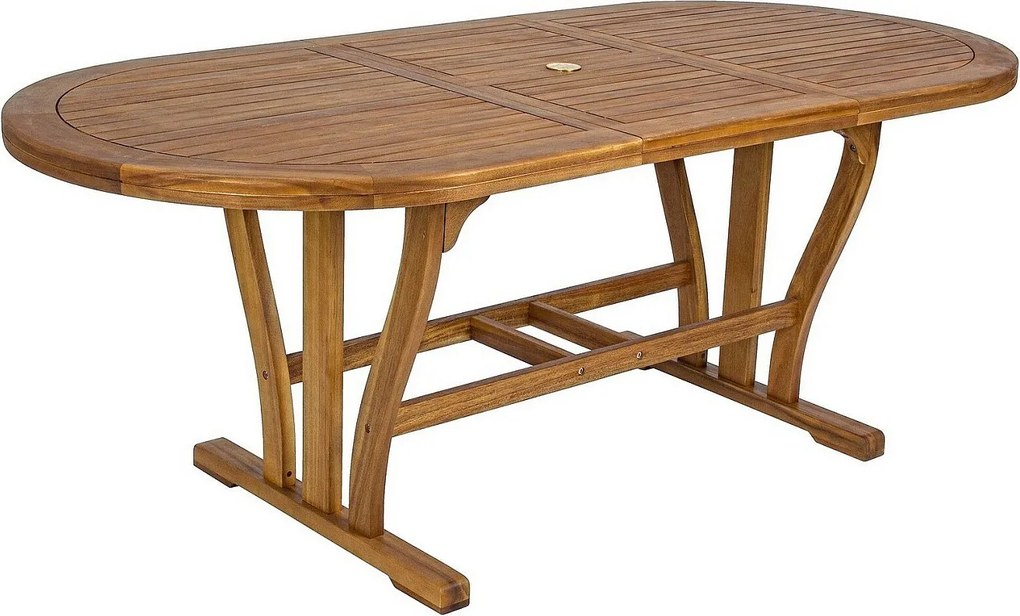 Przedłużany owalny stół 150/200×90 cm - NOEMI