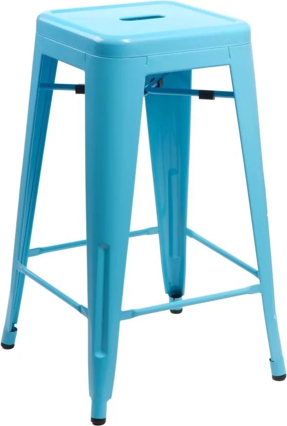 Stołek barowy Paris insp. Tolix 66 cm kolorowy