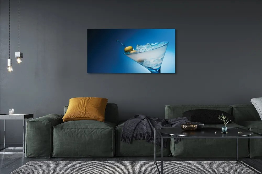 Duży obraz na płótnie Klasyczny Aperitif Z Oliwką