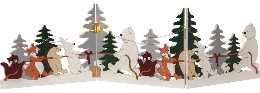 Dekoracja świetlna ze świątecznym motywem Forest Friends – Star Trading