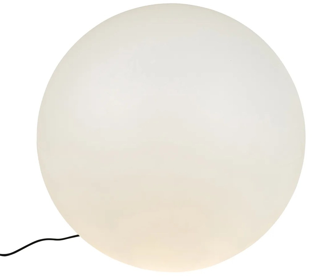 Nowoczesna lampa zewnętrzna biała 77 cm IP65 - Nura