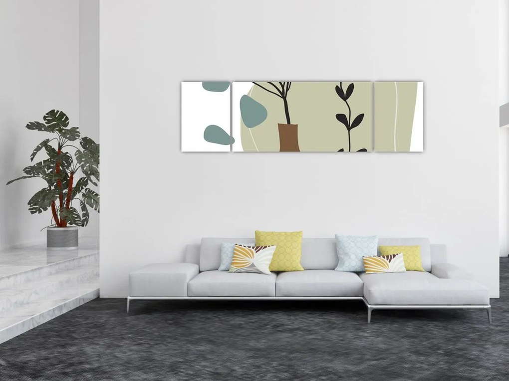 Obraz - Kwiaty w wazonie N⁰2 (170x50 cm)