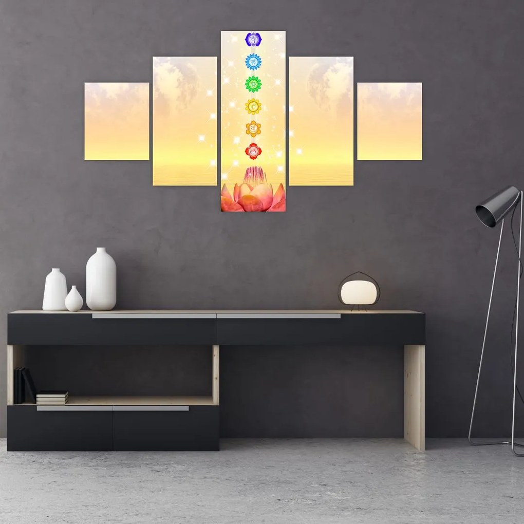 Obraz - Czakry (125x70 cm)