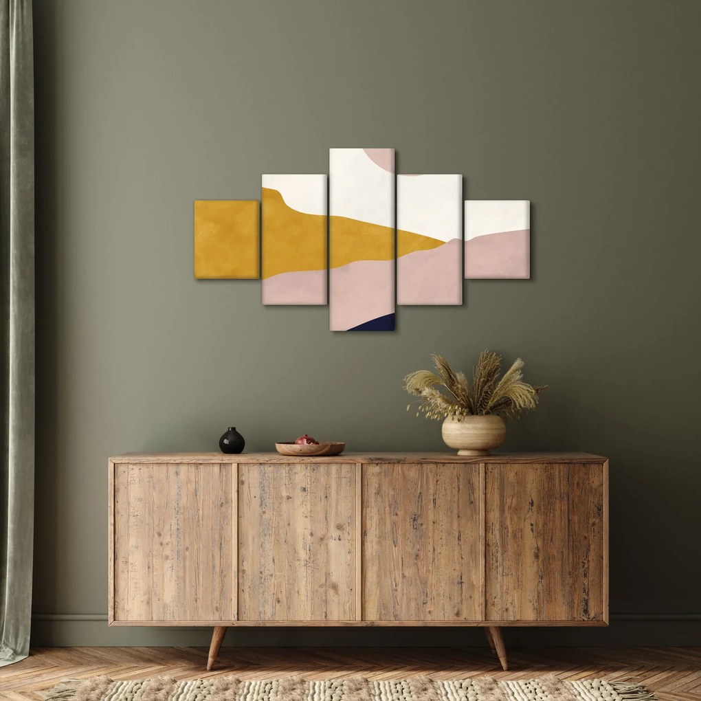 Obraz - Góry akwarelowe N⁰3 (125x70 cm)