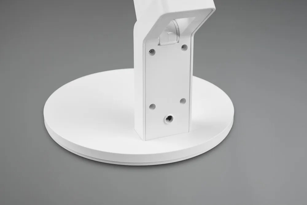 Lampa stołowa LED ze ściemniaczem w matowym białym kolorze (wysokość 40 cm) Ava – Trio