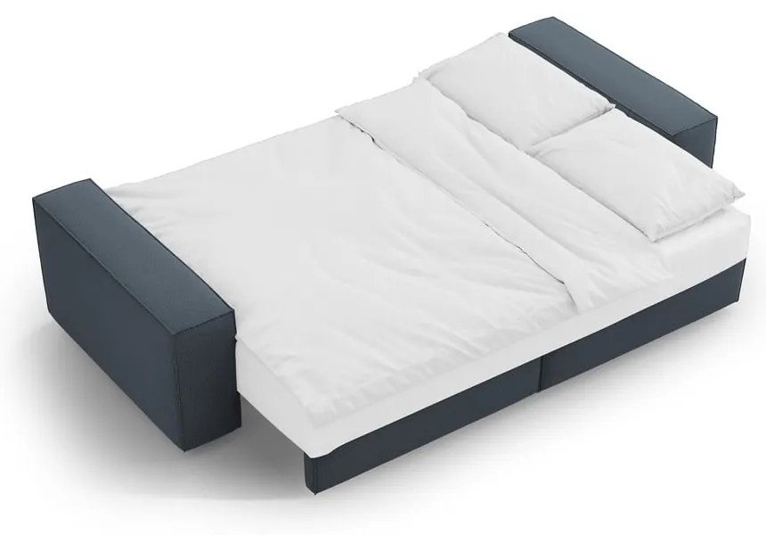 Niebieska rozkładana sofa 247 cm Jodie – Micadoni Home